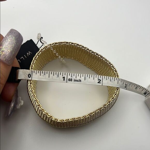 Willi Smith Gold Mesh Bracelet - Picture 4 of 4